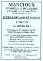 agenda.Toulouse-annuaire - Mancioux Super Loto De La Ptanque
